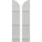 Ekena Millwork Americraft 3-Board (3 Batten) Wood Joined Board-n-Batten Shutters w/ Arch Top, ARW401BQ311X77STH, PR ARW401BQ311X77STH - alternate 1